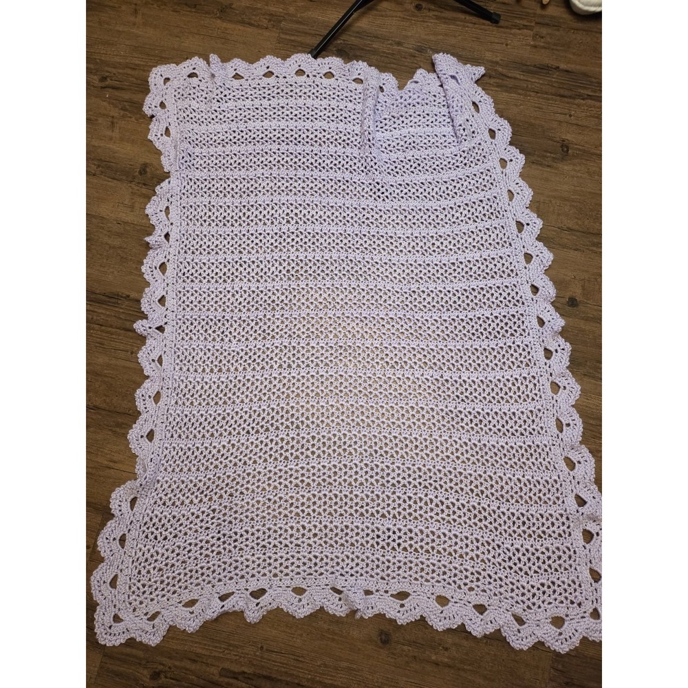 Lavender Crocheted‎ Blanket